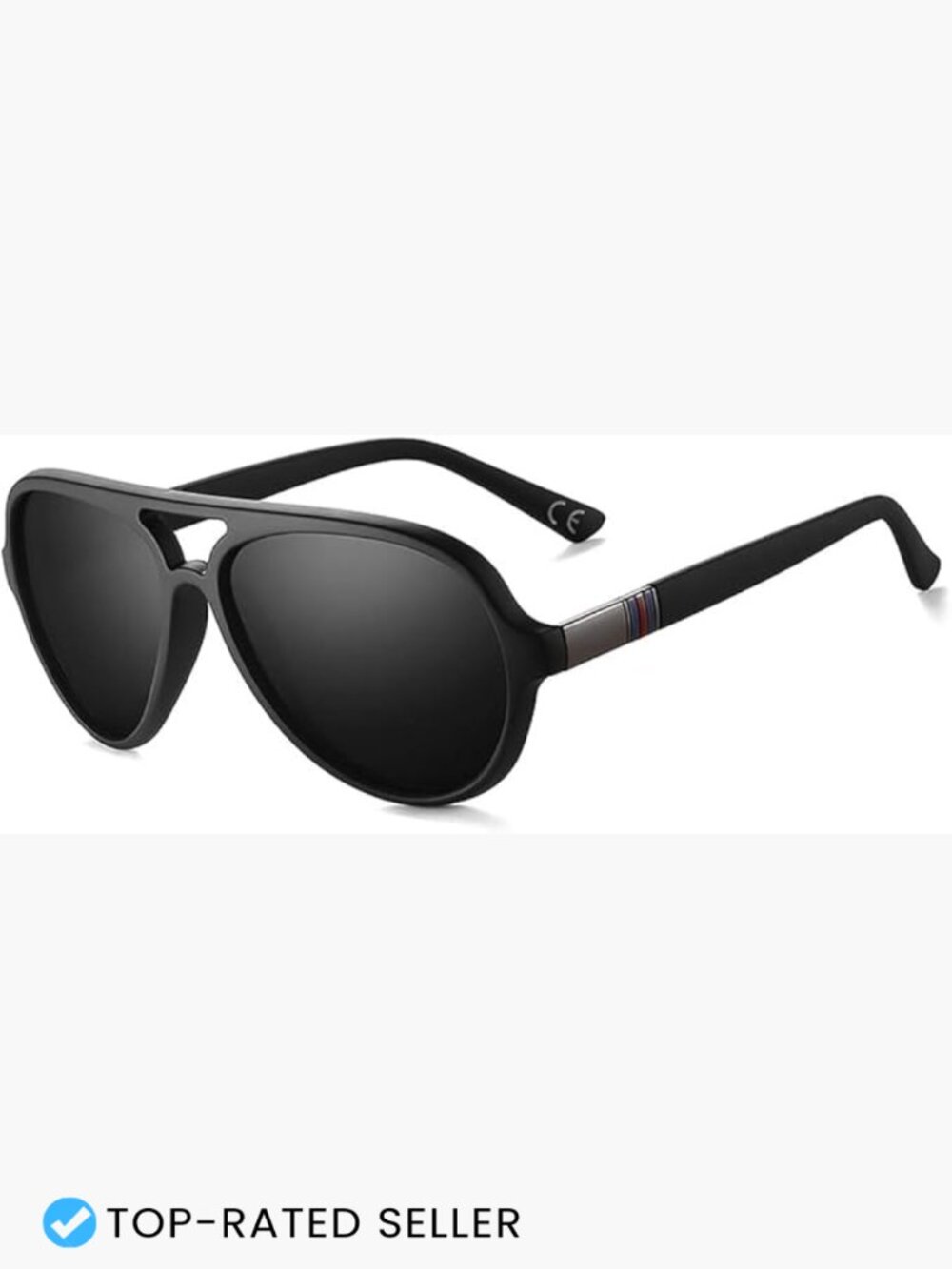 Classic Aviator Sunglasses Polarized Lens Lightweight Frame UV Protection